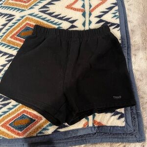 TNA Women's fleece Black Shorts